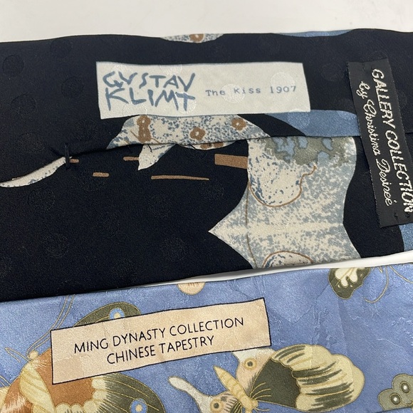 THE GALLERY COLLECTION by Christina Desiree Two Men's Silk Ties - Picture 5 of 5